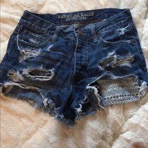 Ripped shorts